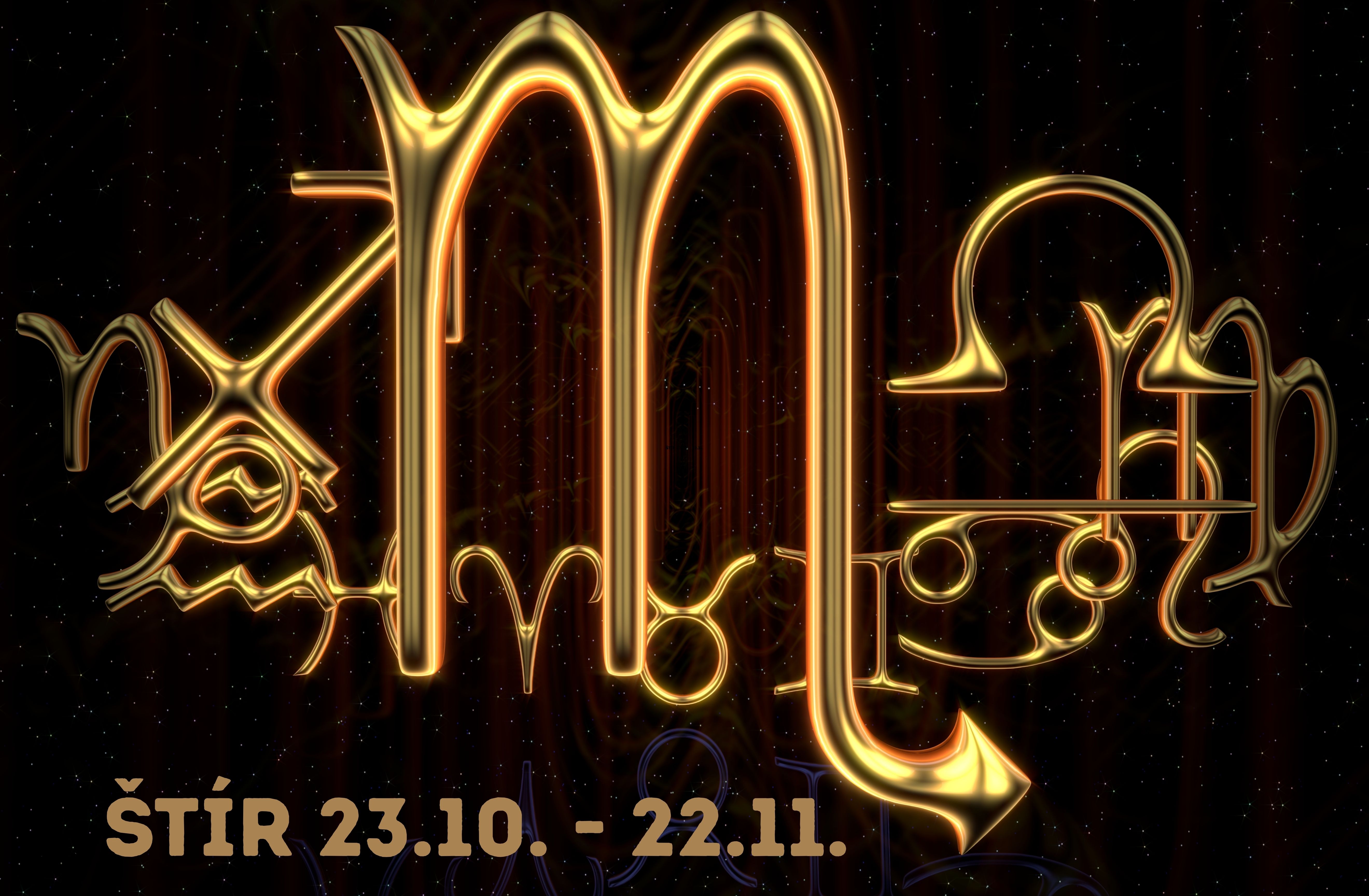 Štír 23.10. - 22.11.