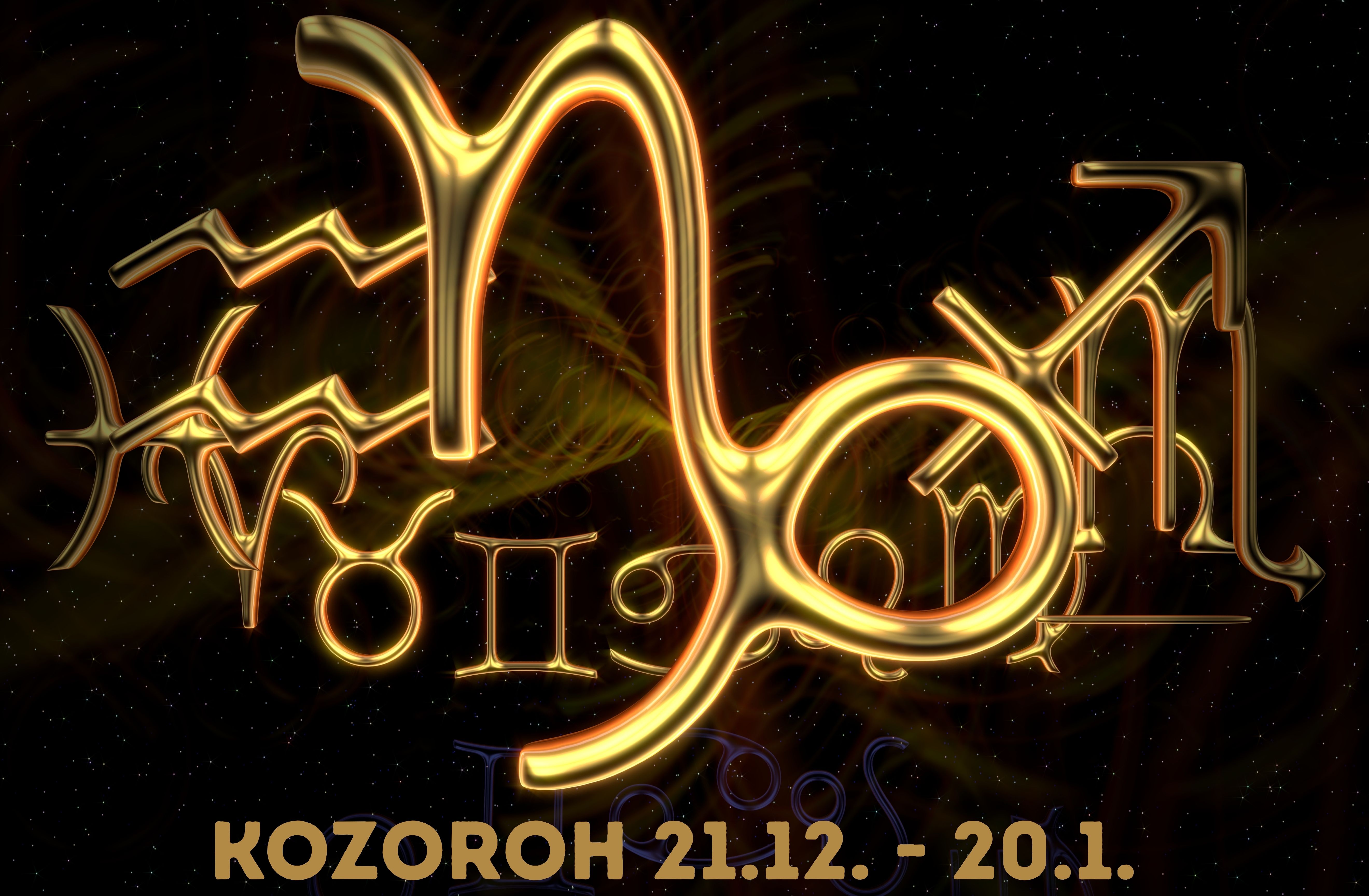 Kozoroh 21.12. - 20.1.
