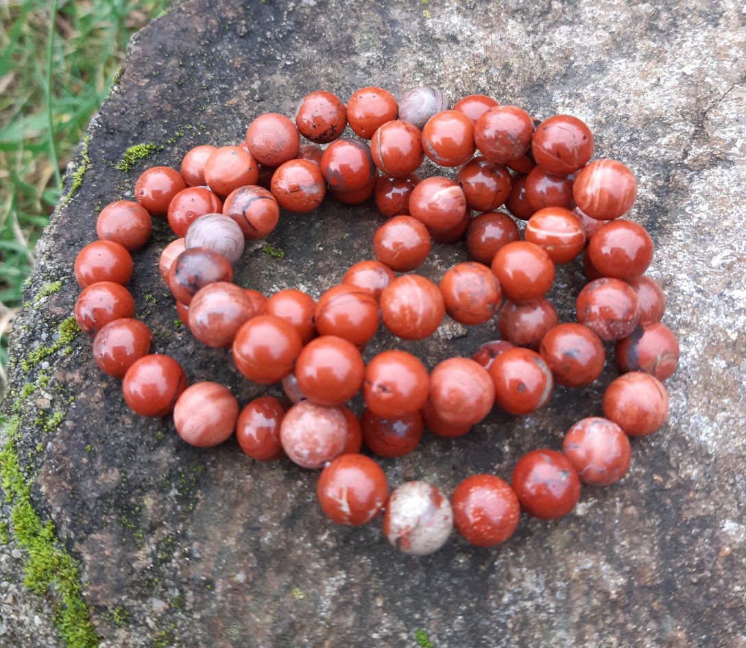 Jaspis červený náramek pro muže