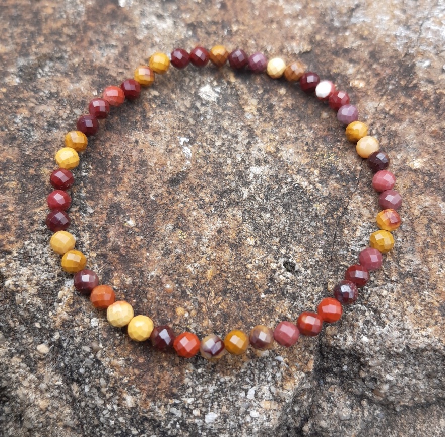 Mookait náramek fazetovaný PACK 5 ks