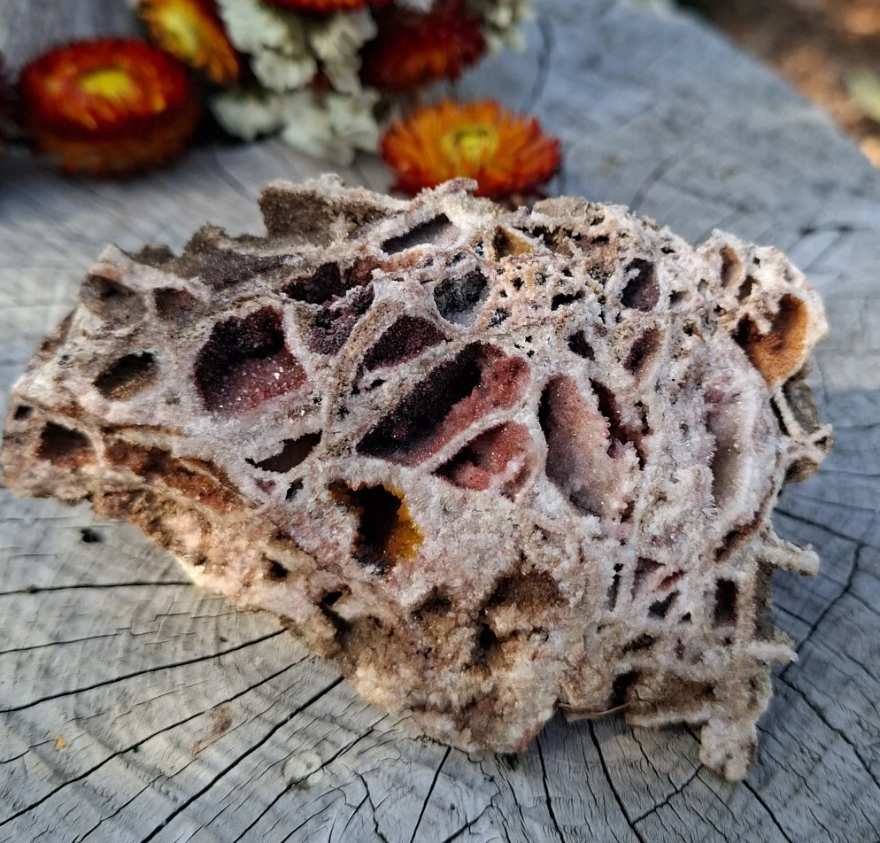 Mřížkový křemen Sklené Teplice 240g