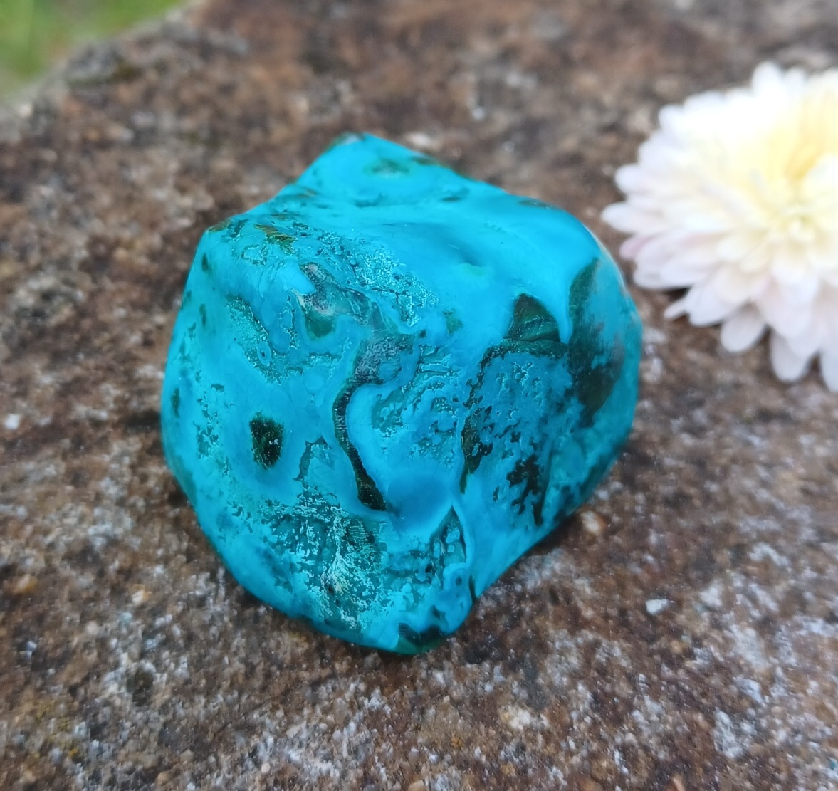 Malachit s chryzokolem 94g