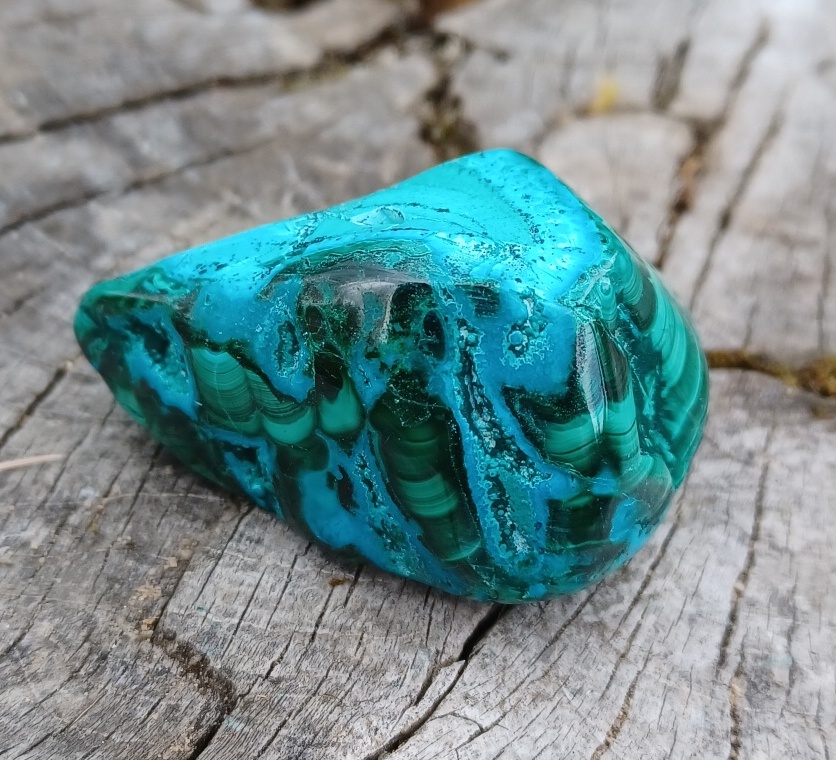 Malachit s chryzokolem 63g