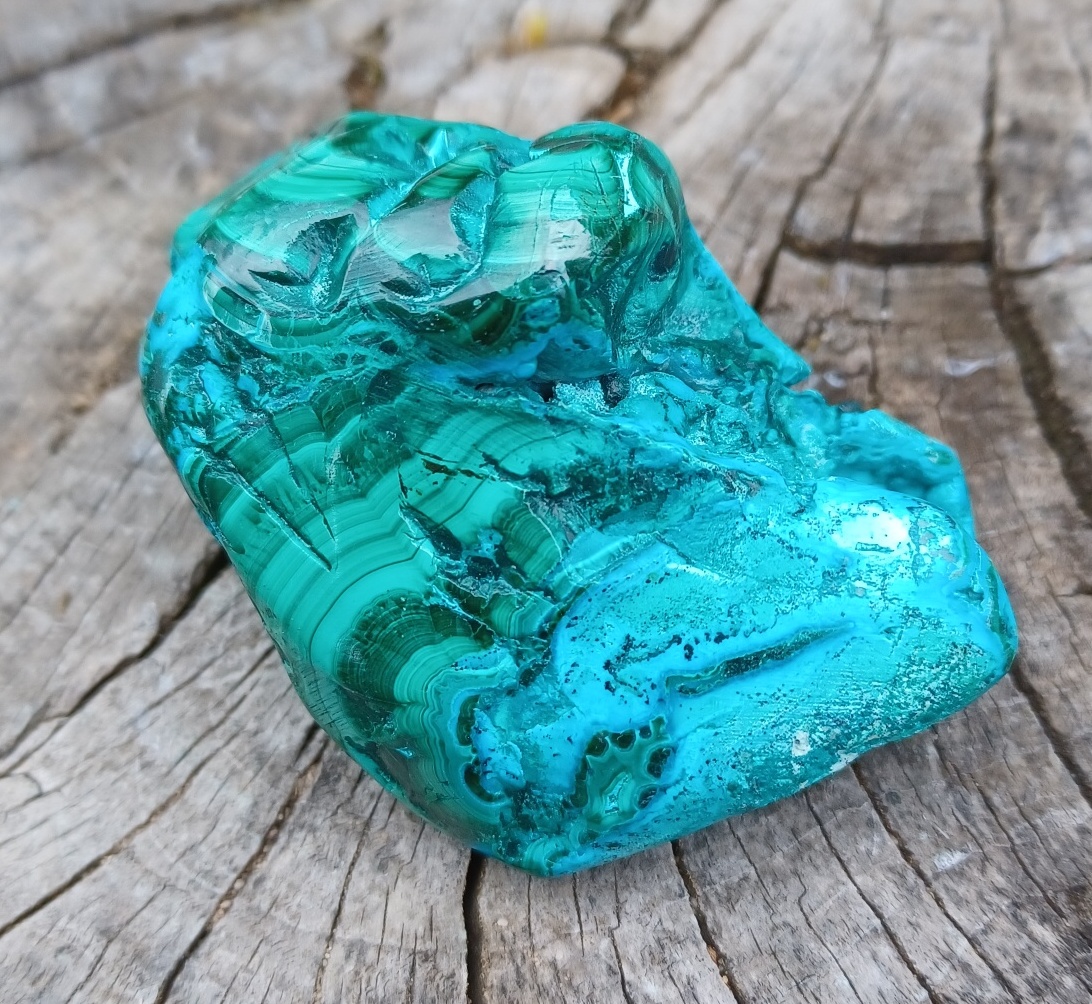 Malachit s chryzokolem 97g