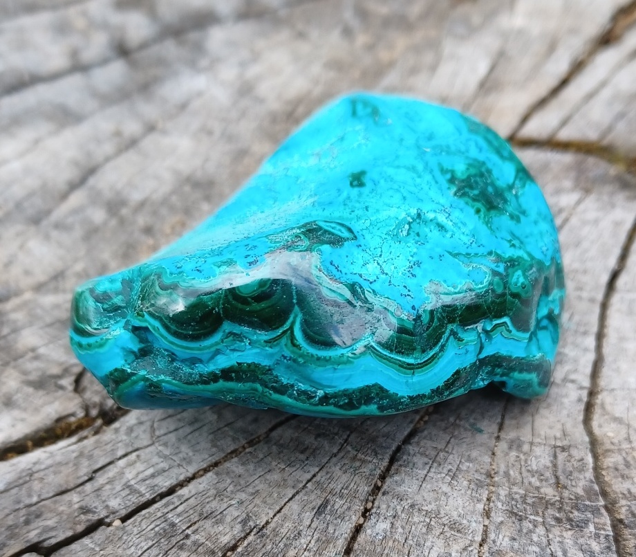 Malachit s chryzokolem 66g