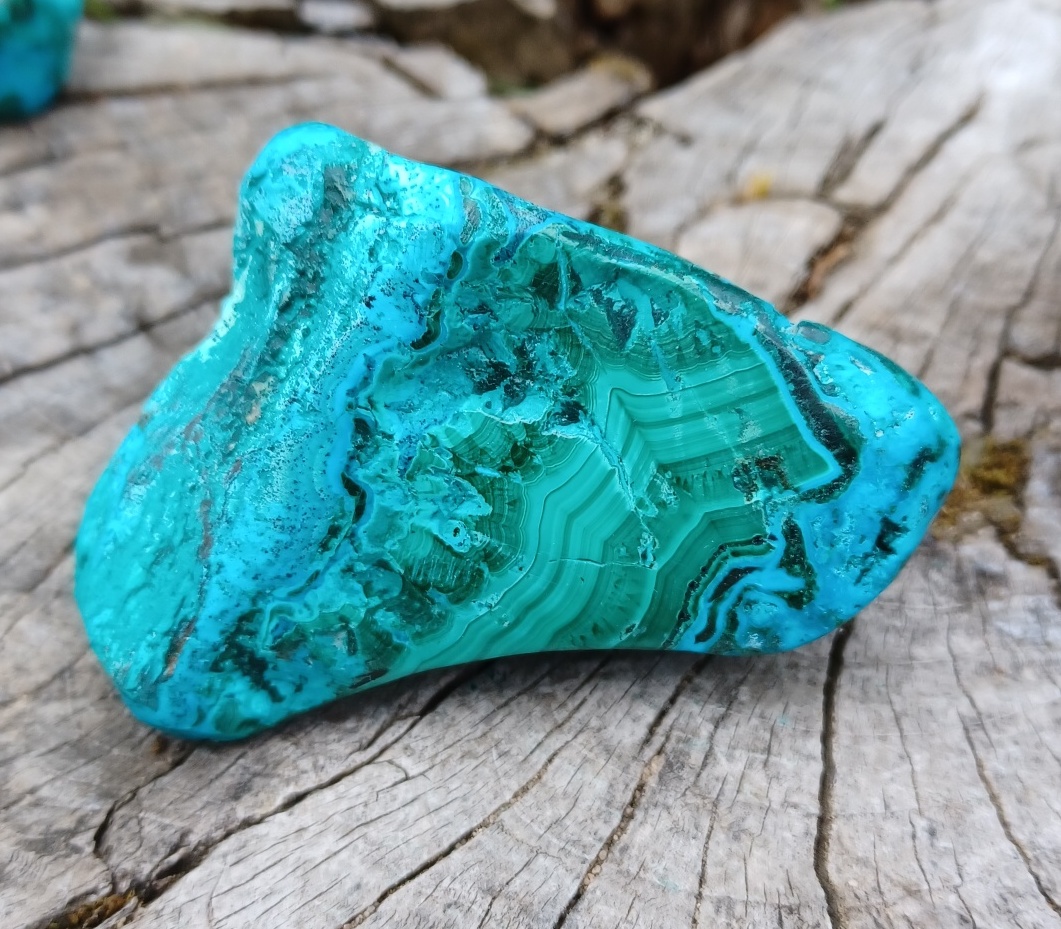 Chryzokol s malachitem 110g