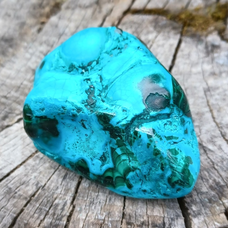 Malachit s chryzokolem 83g