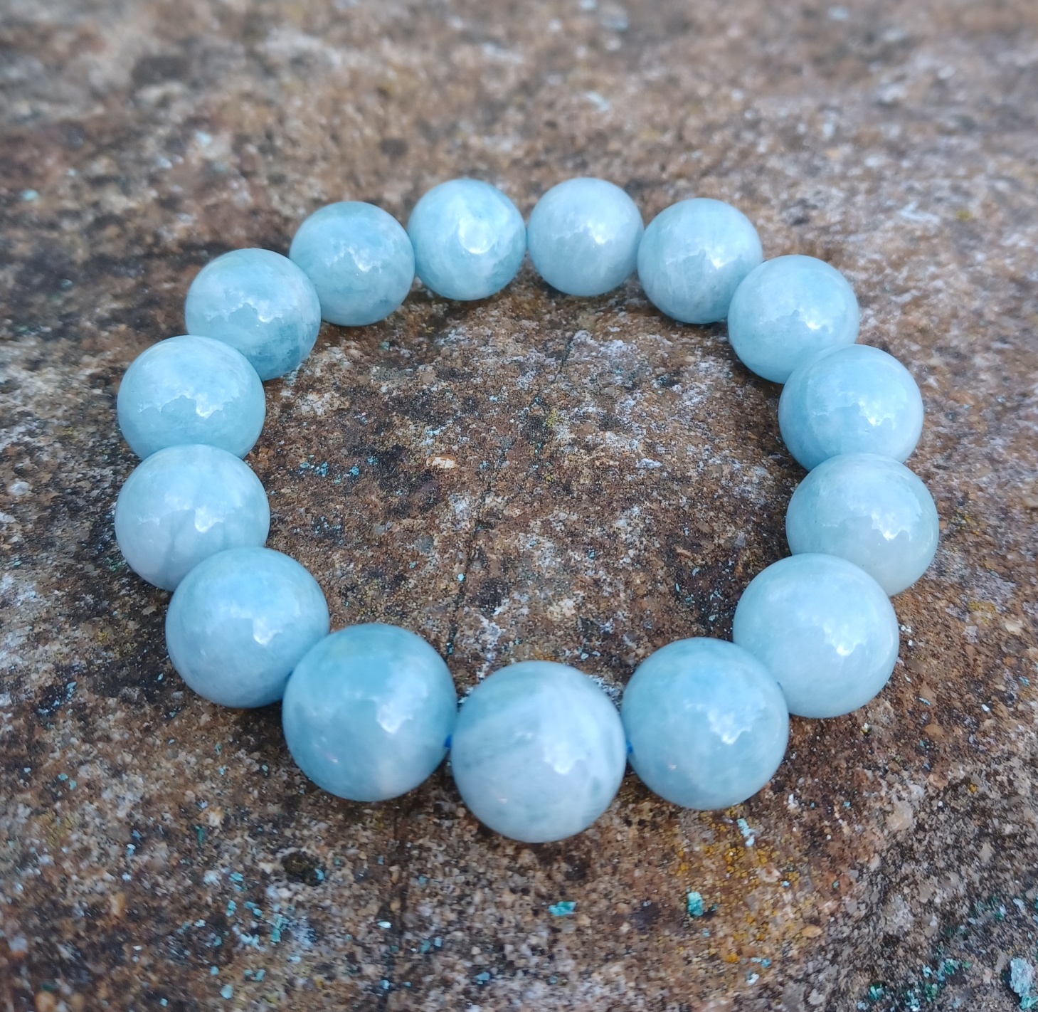 Akvamarín AA náramek