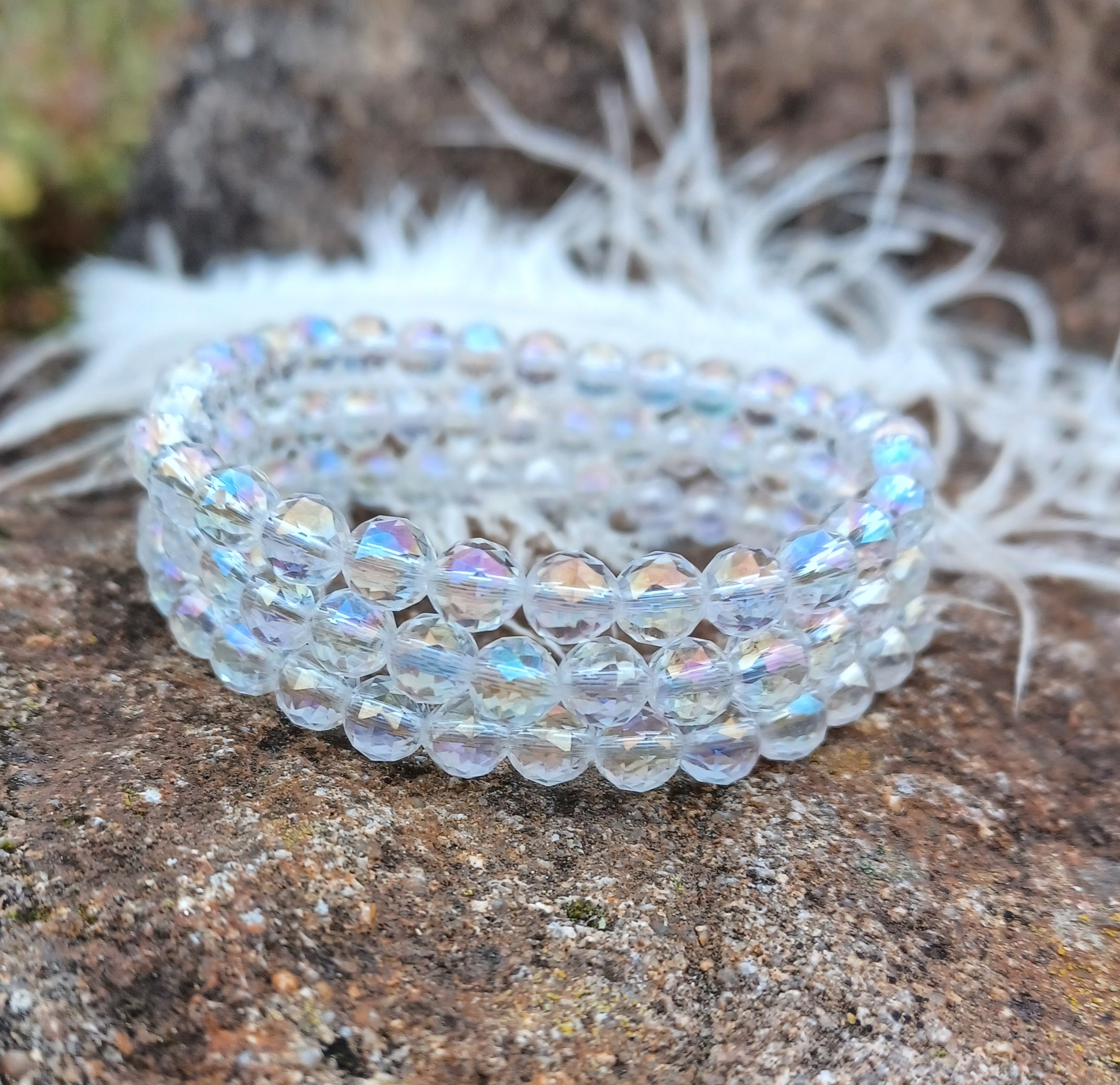 Aqua aura andělská náramek