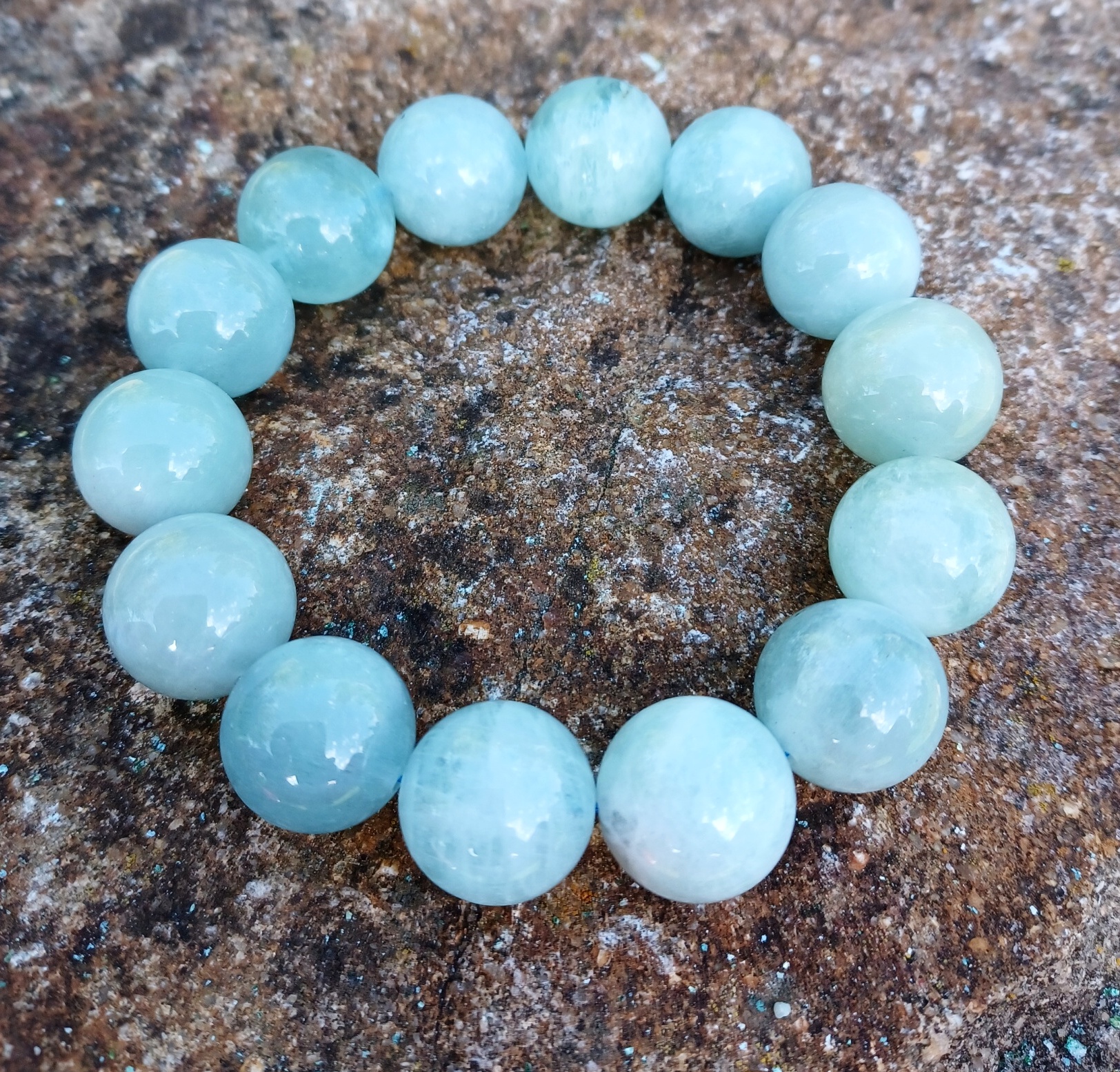 Akvamarín AA náramek