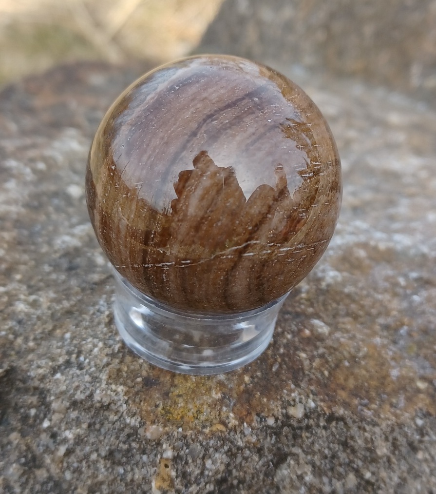 Jaspis páskovaný koule 4 cm