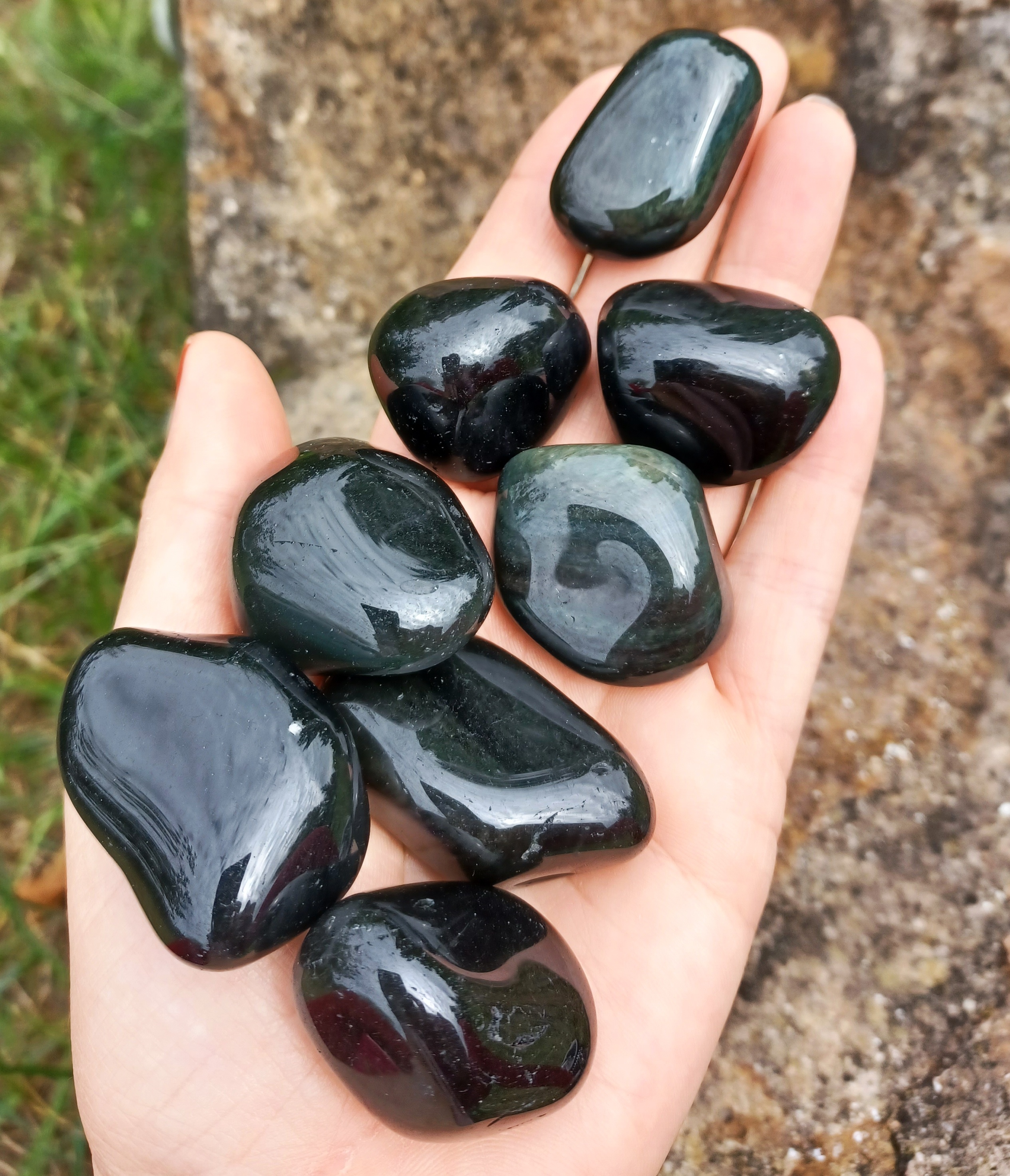 Obsidián duhový XL