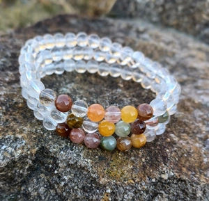 Sagenit, křišťál náramek 