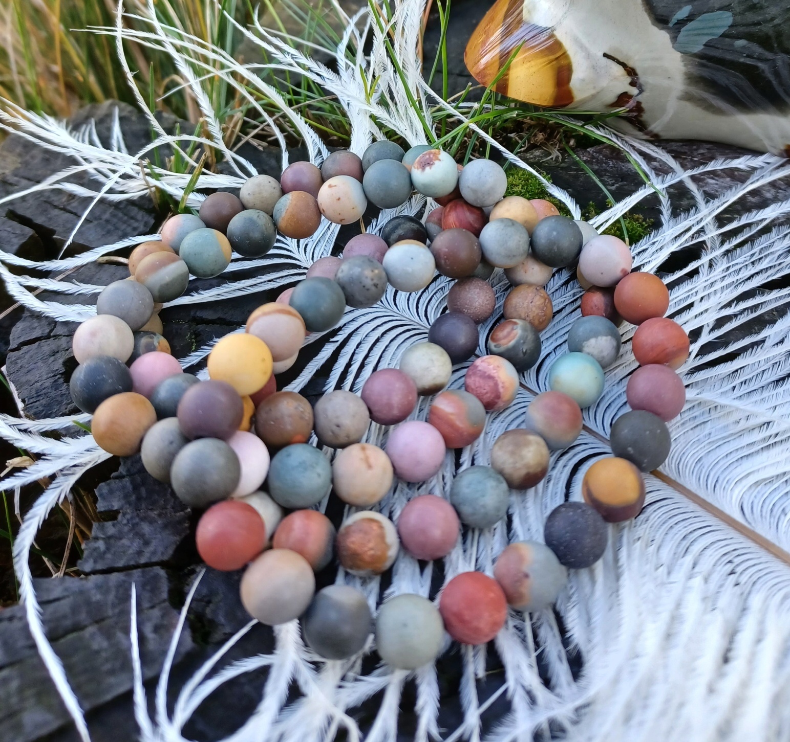 Jaspis imperial náramek