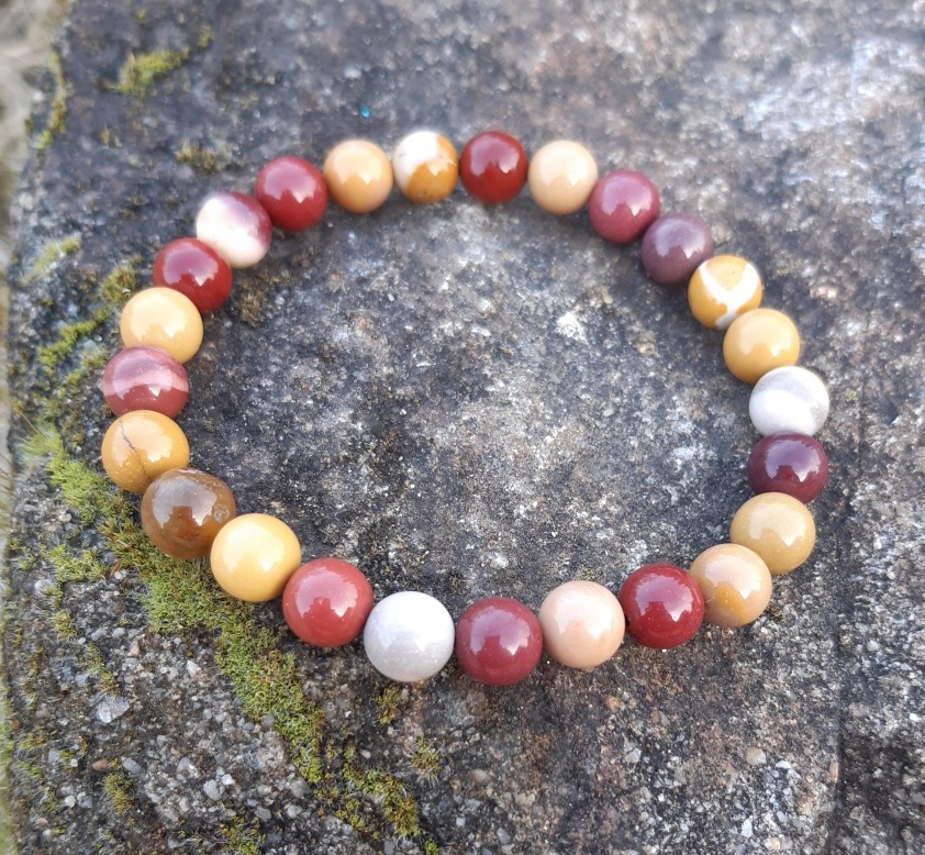 Jaspis mookait náramek pro muže