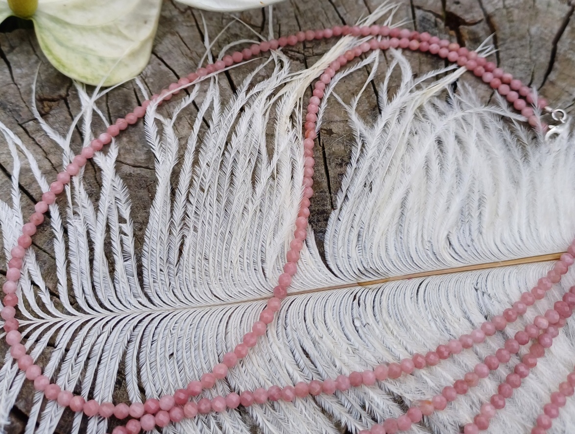 Rubelit jemný náhrdelník