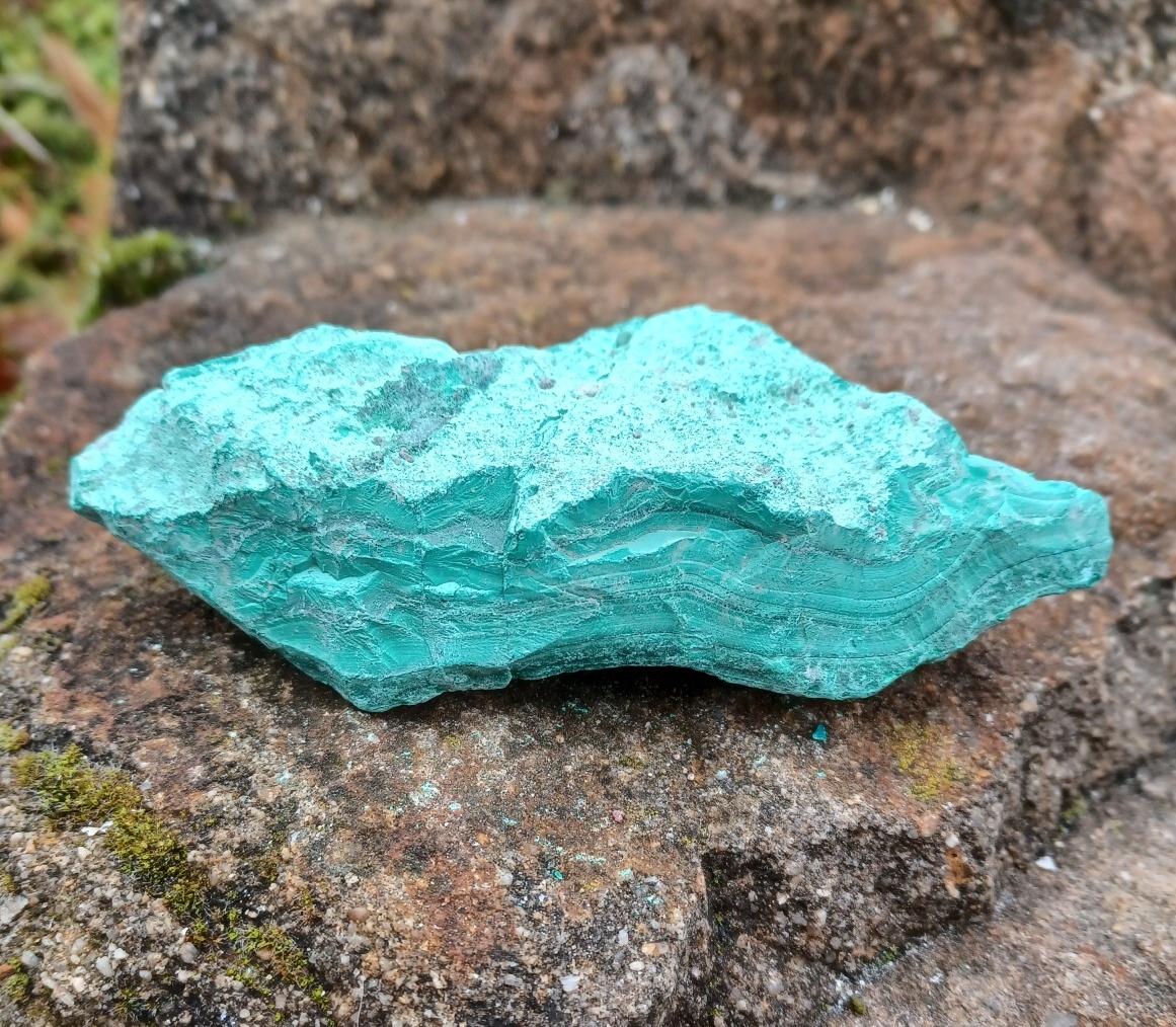 Malachit surový 310g