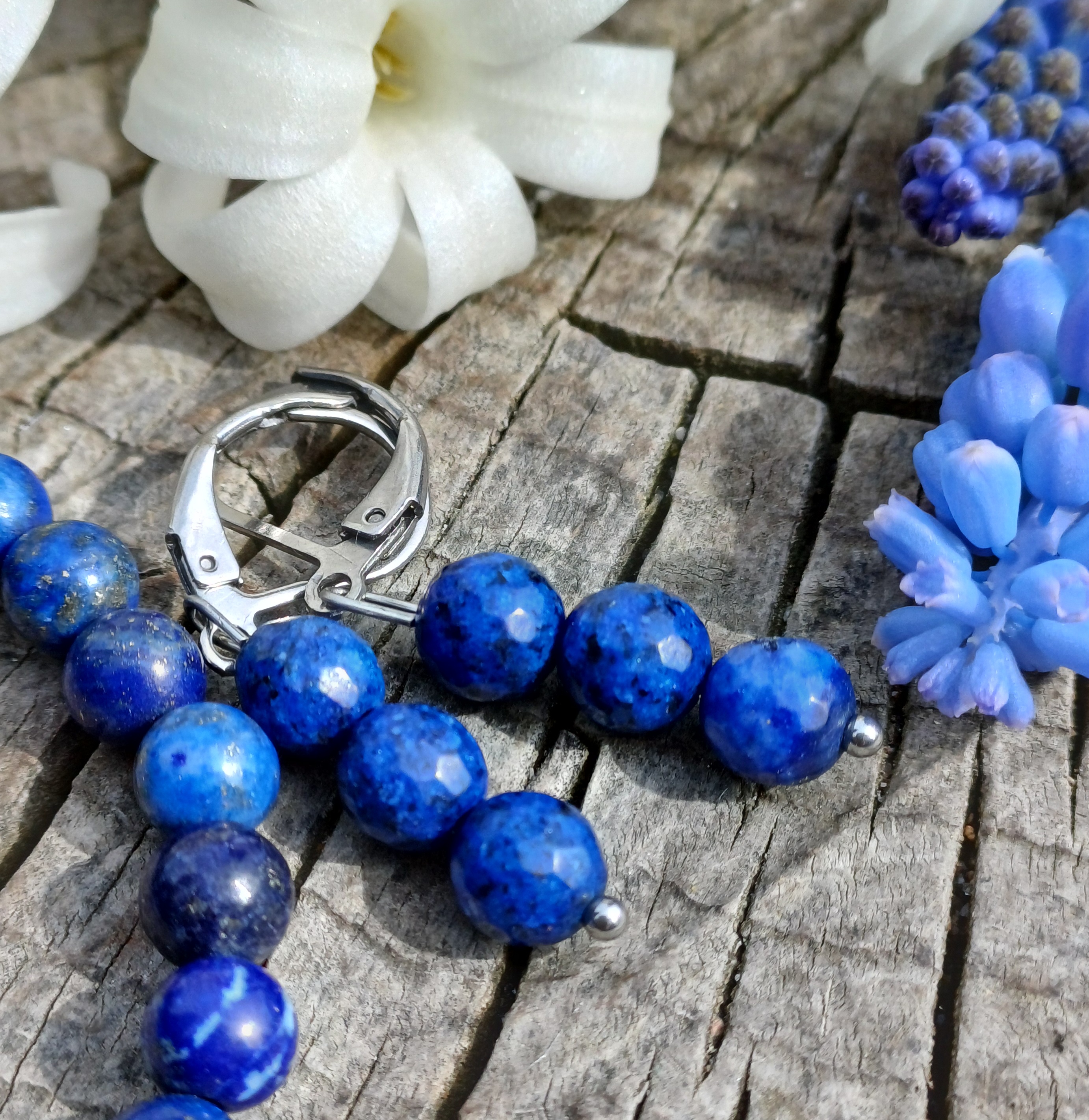 Lapis lazuli náušnice