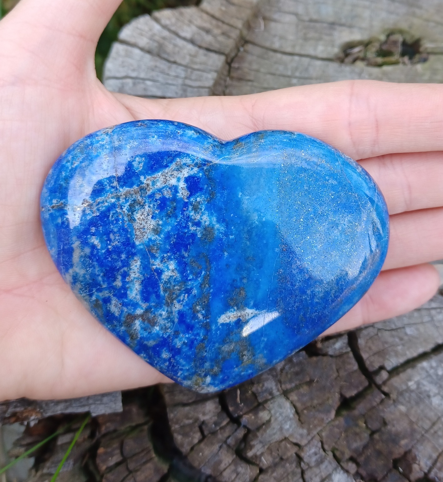 Lapis lazuli srdce 159g