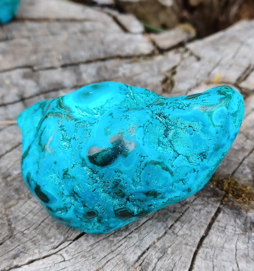 Malachit s chryzokolem 132g