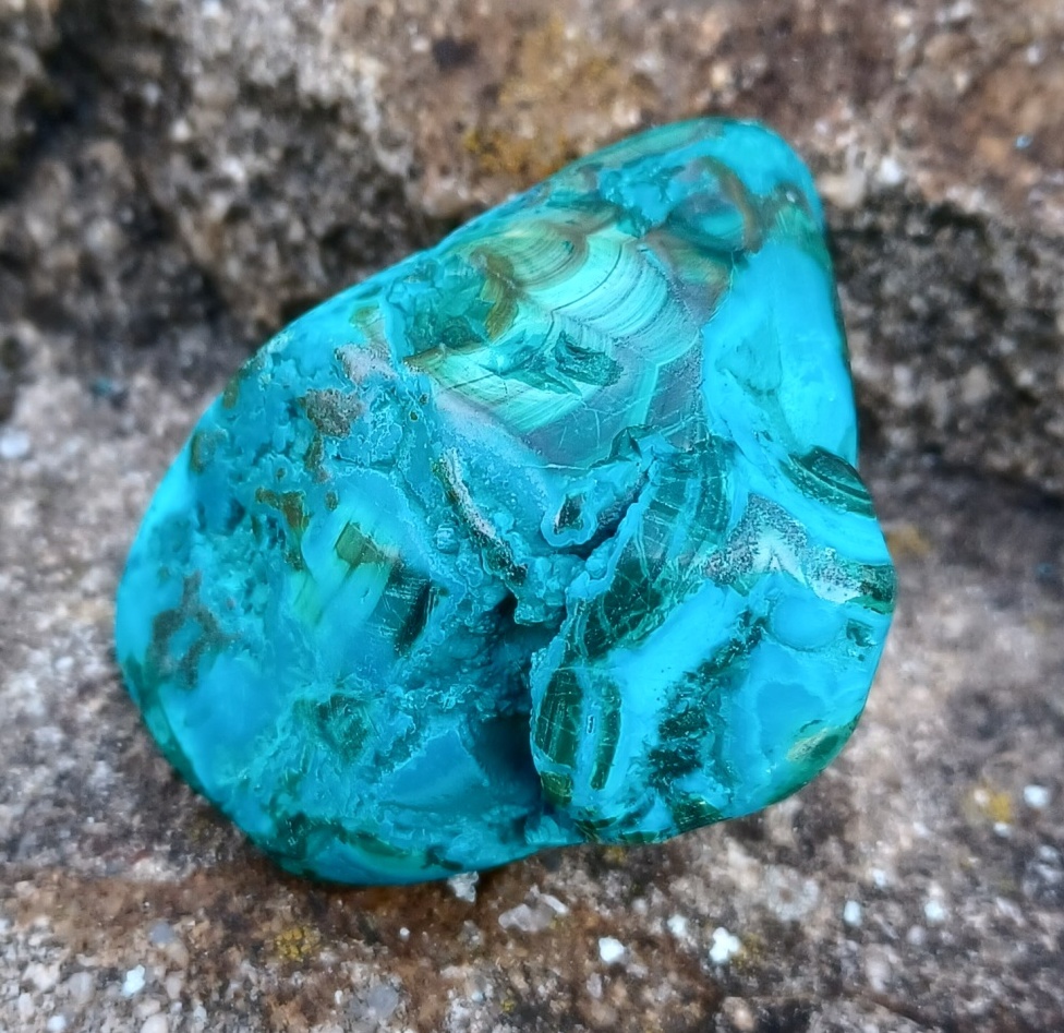 Malachit s chryzokolem 75g