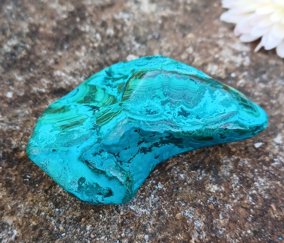 Malachit s chryzokolem 44g