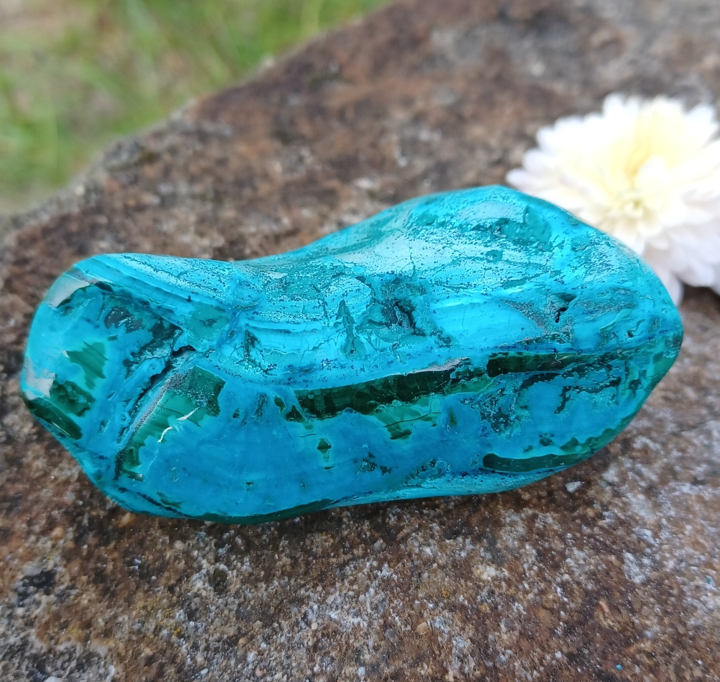Malachit s chryzokolem 120g