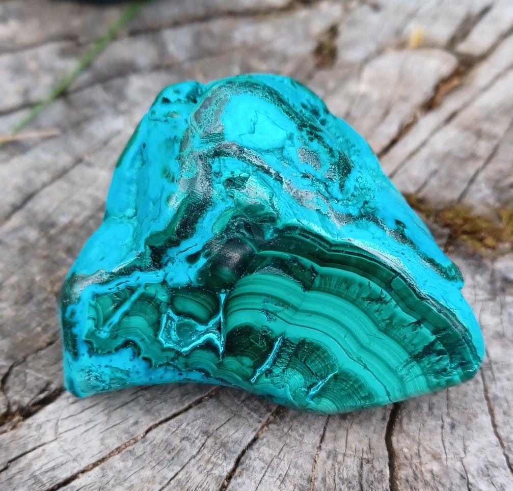Malachit s chryzokolem 110g