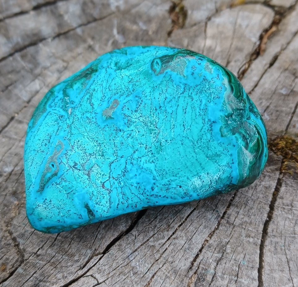 Malachit s chryzokolem 66g