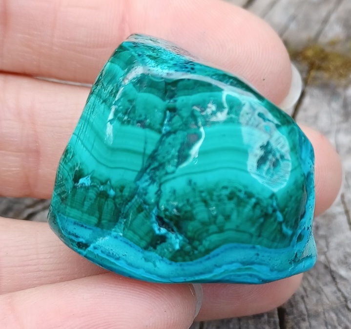 Malachit s chryzokolem 43g