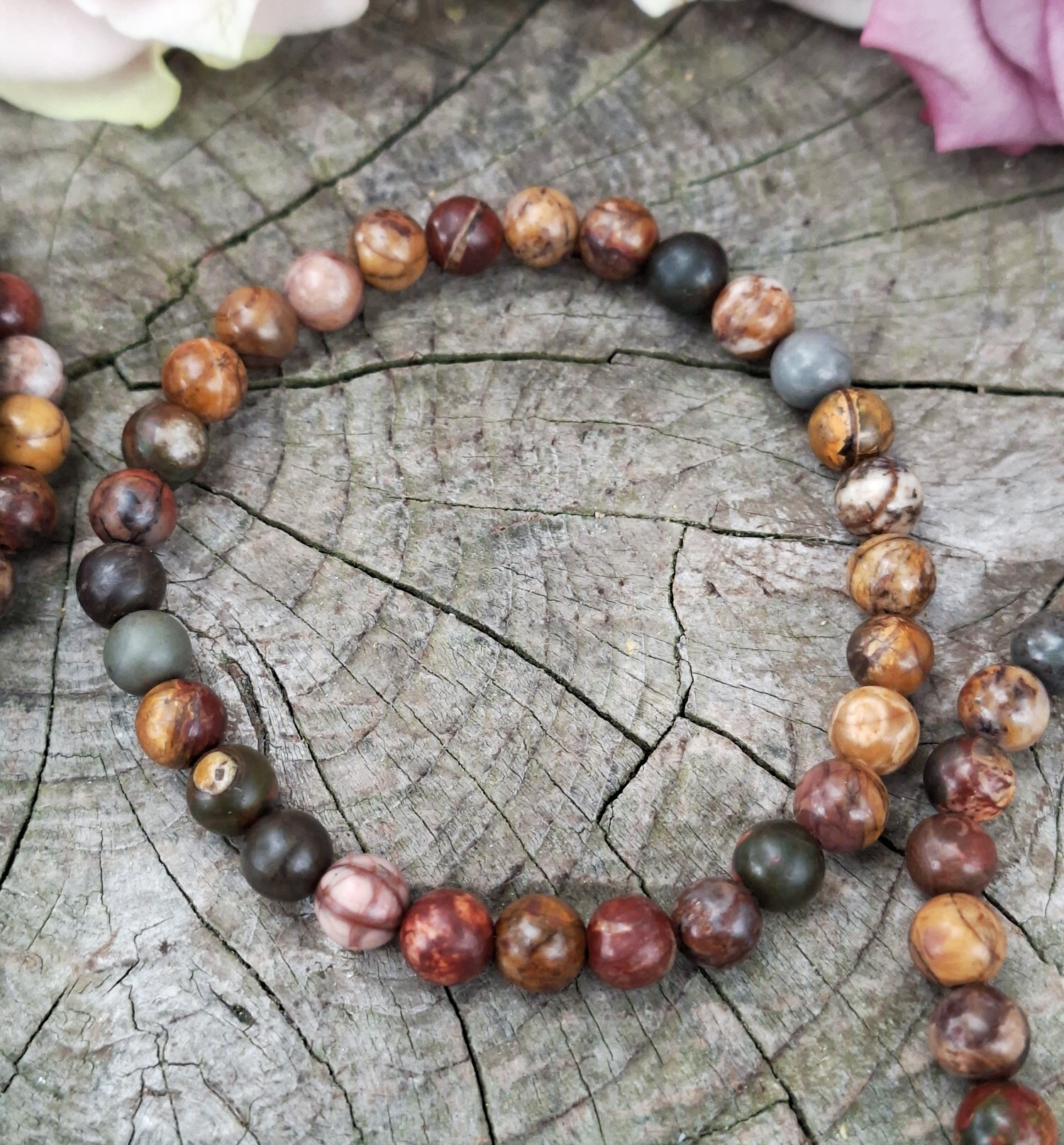 Jaspis picasso náramek