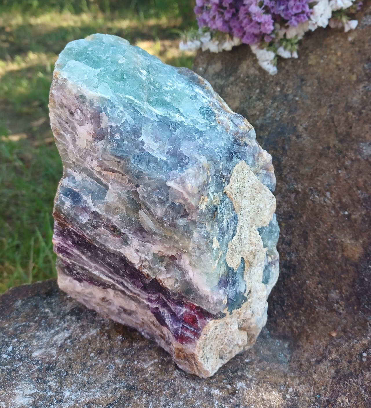 Fluorit duhový 3590g
