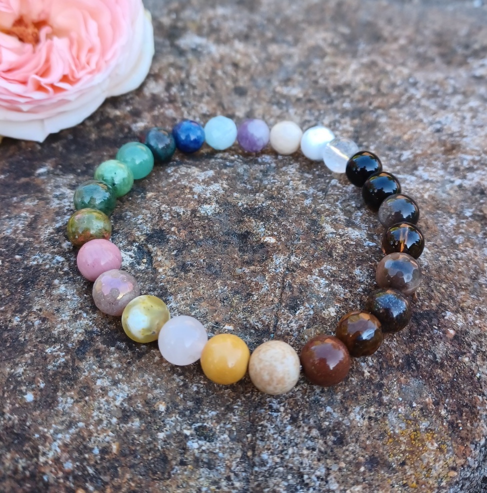 Čakrový náramek 20 cm