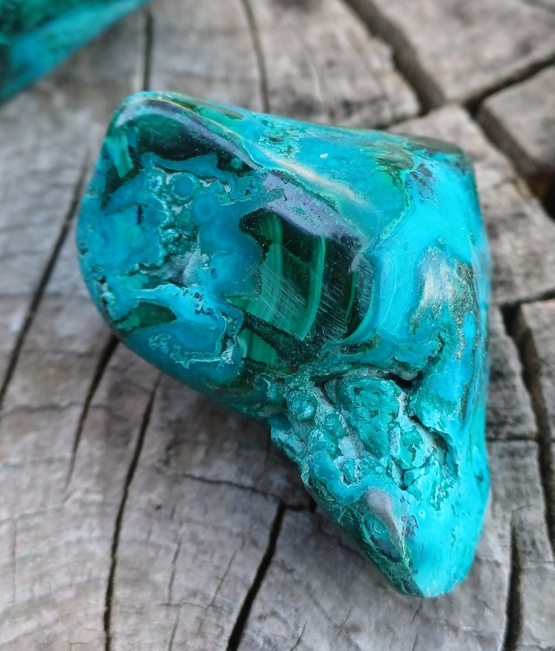 Chryzokol s malachitem 46g