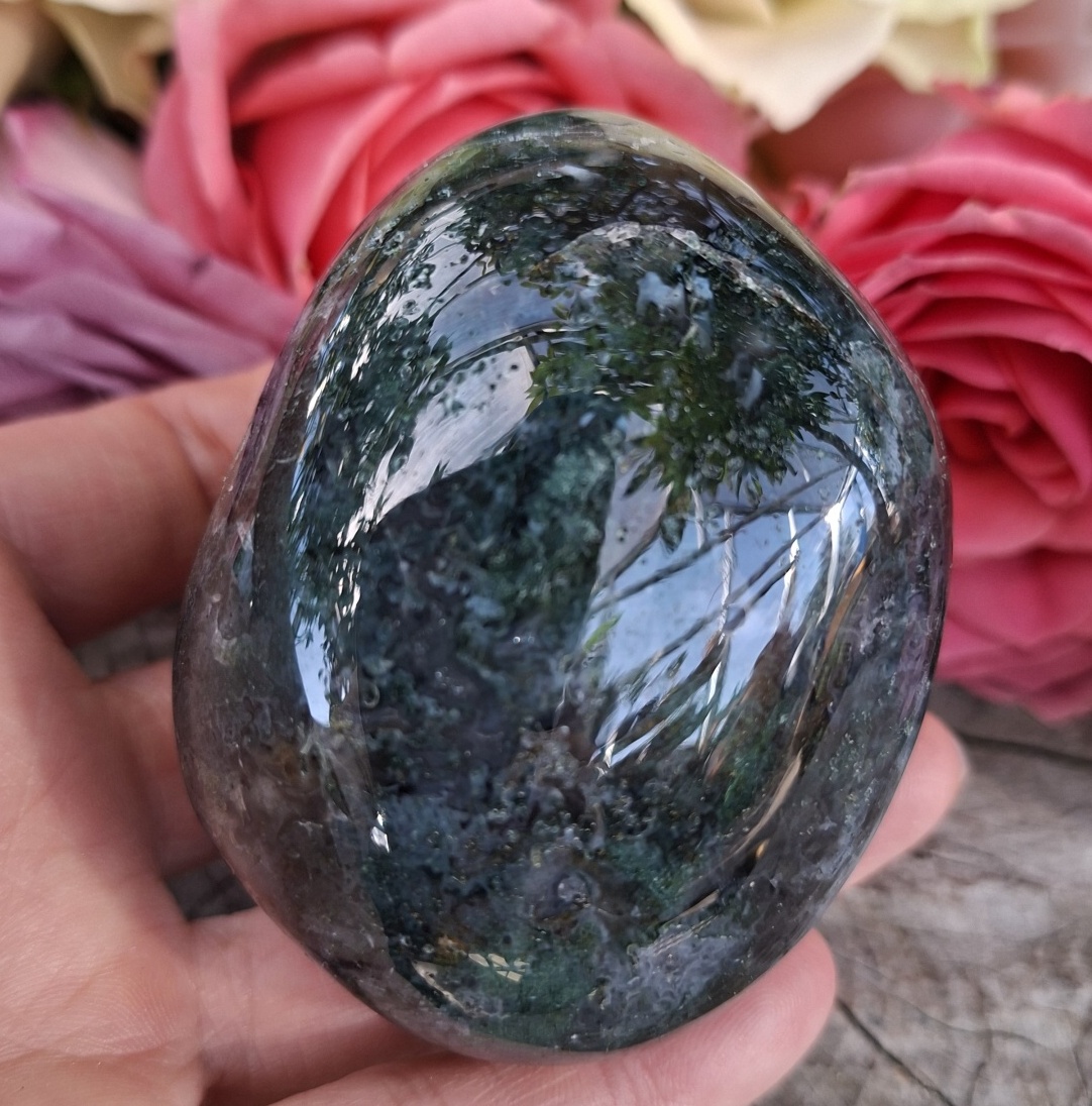 Achát mechový 235g