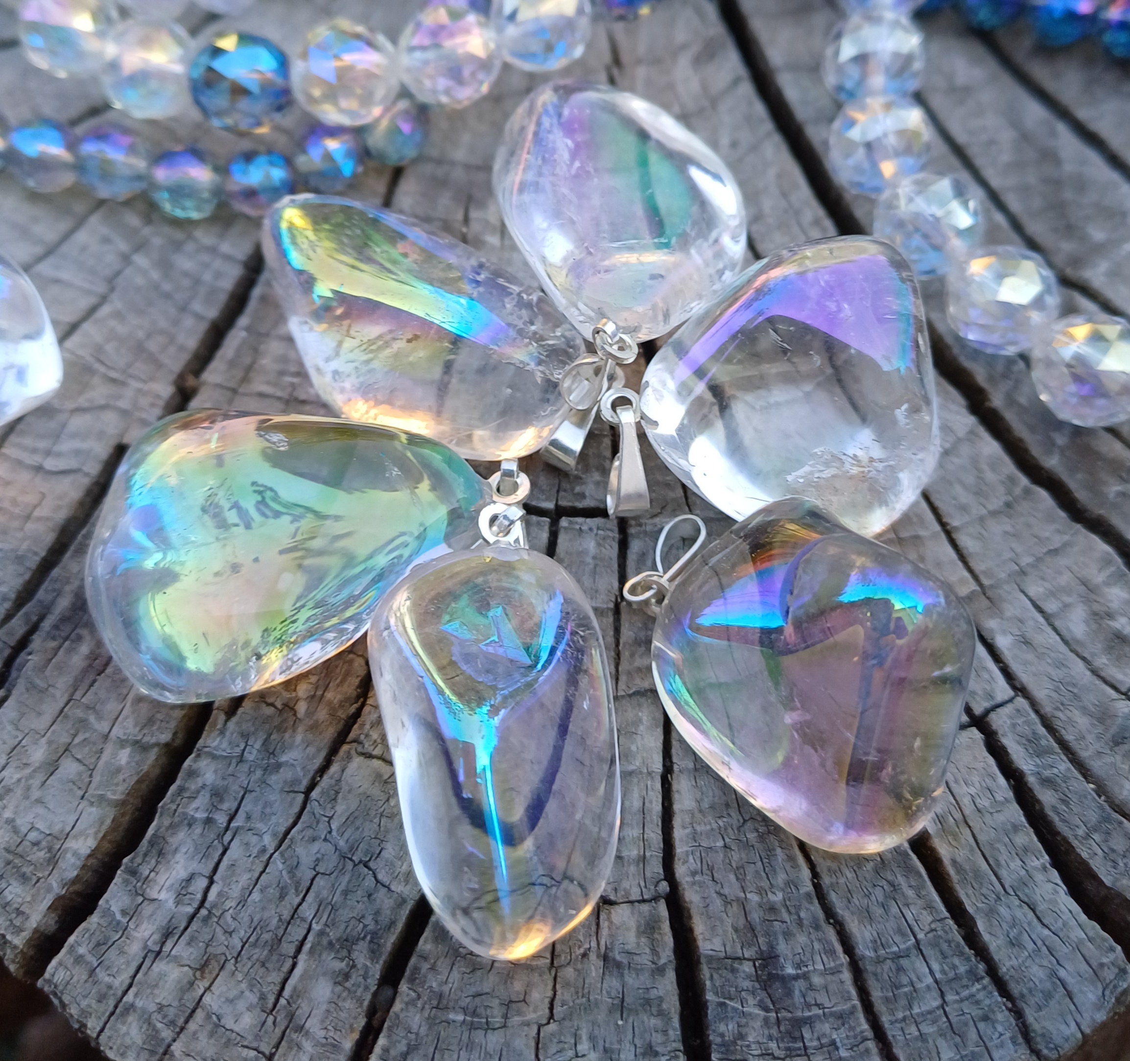 Aqua aura přívěsek