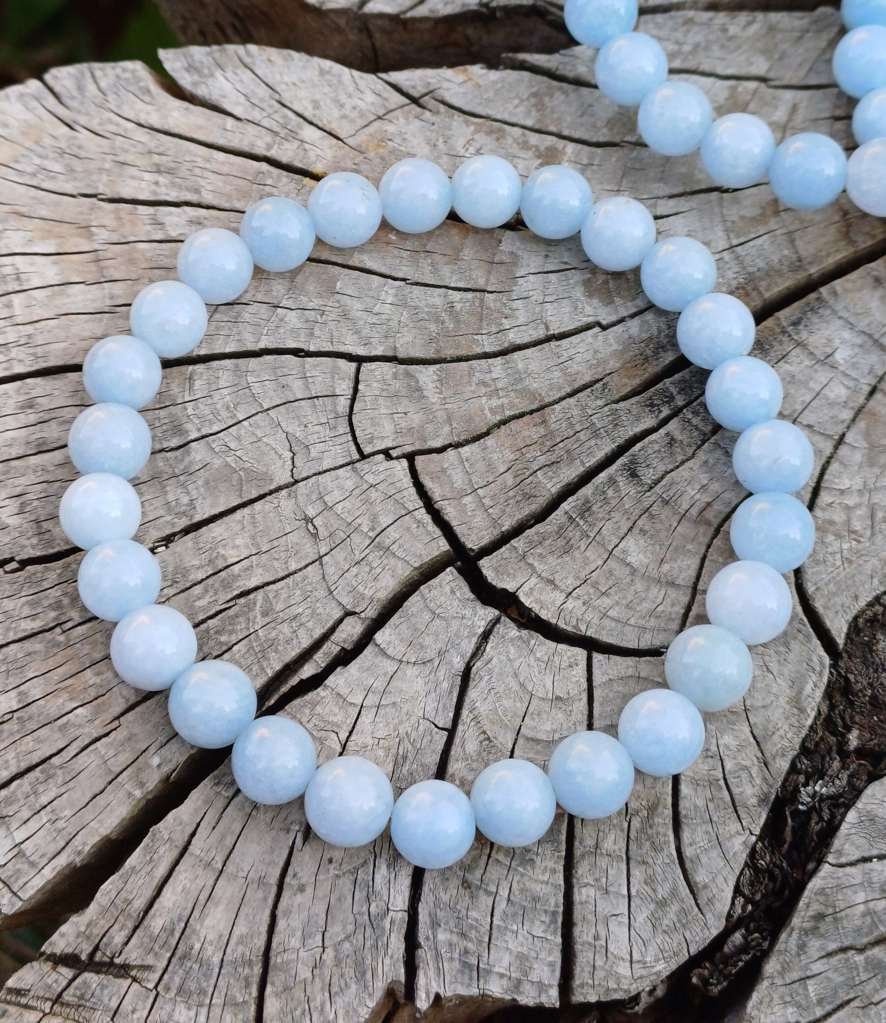 Akvamarín náramek pro muže