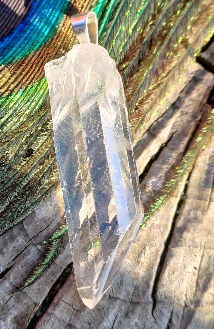 Křišťál hrot přívěsek