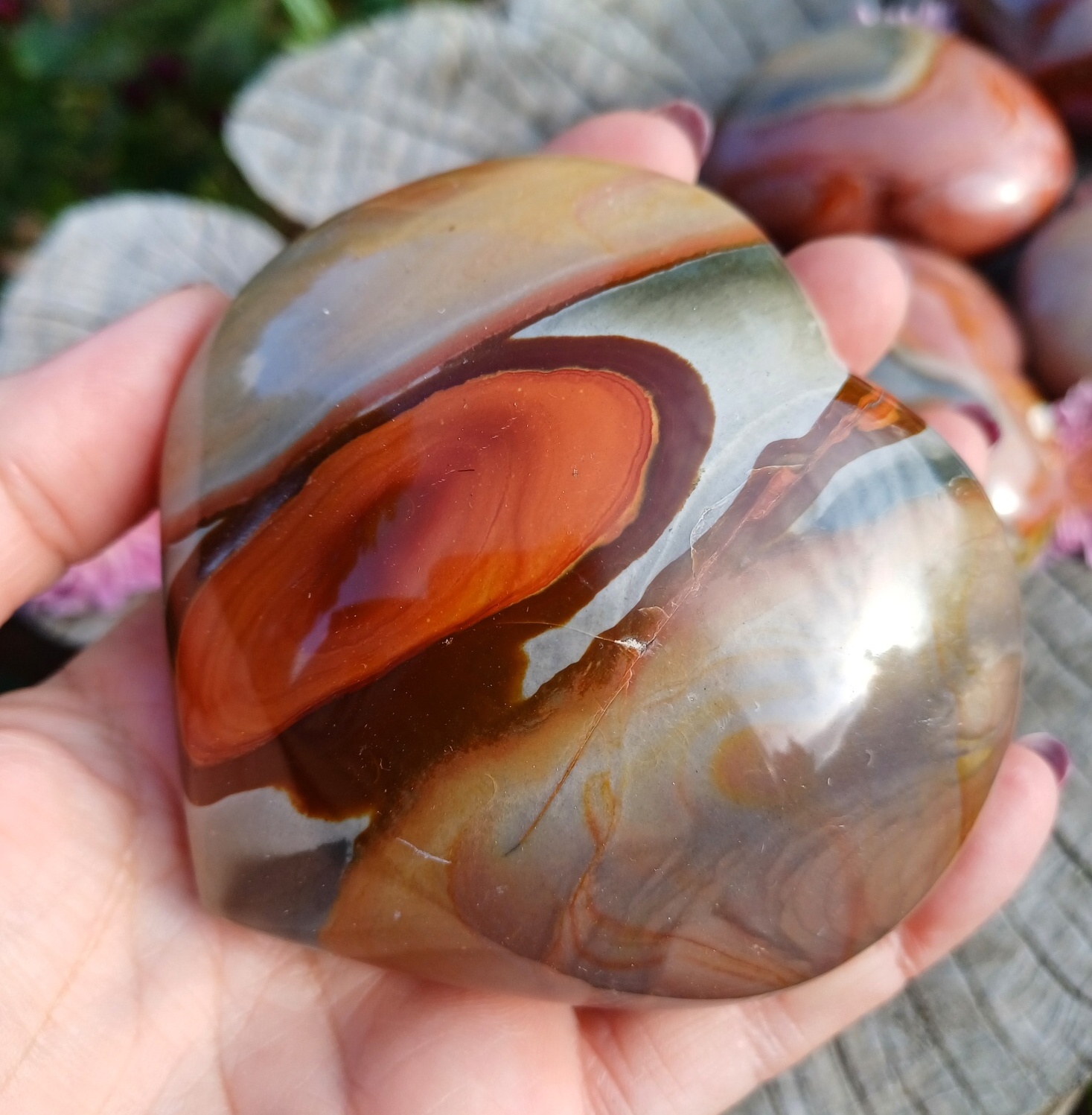 Jaspis imperial srdce 365g