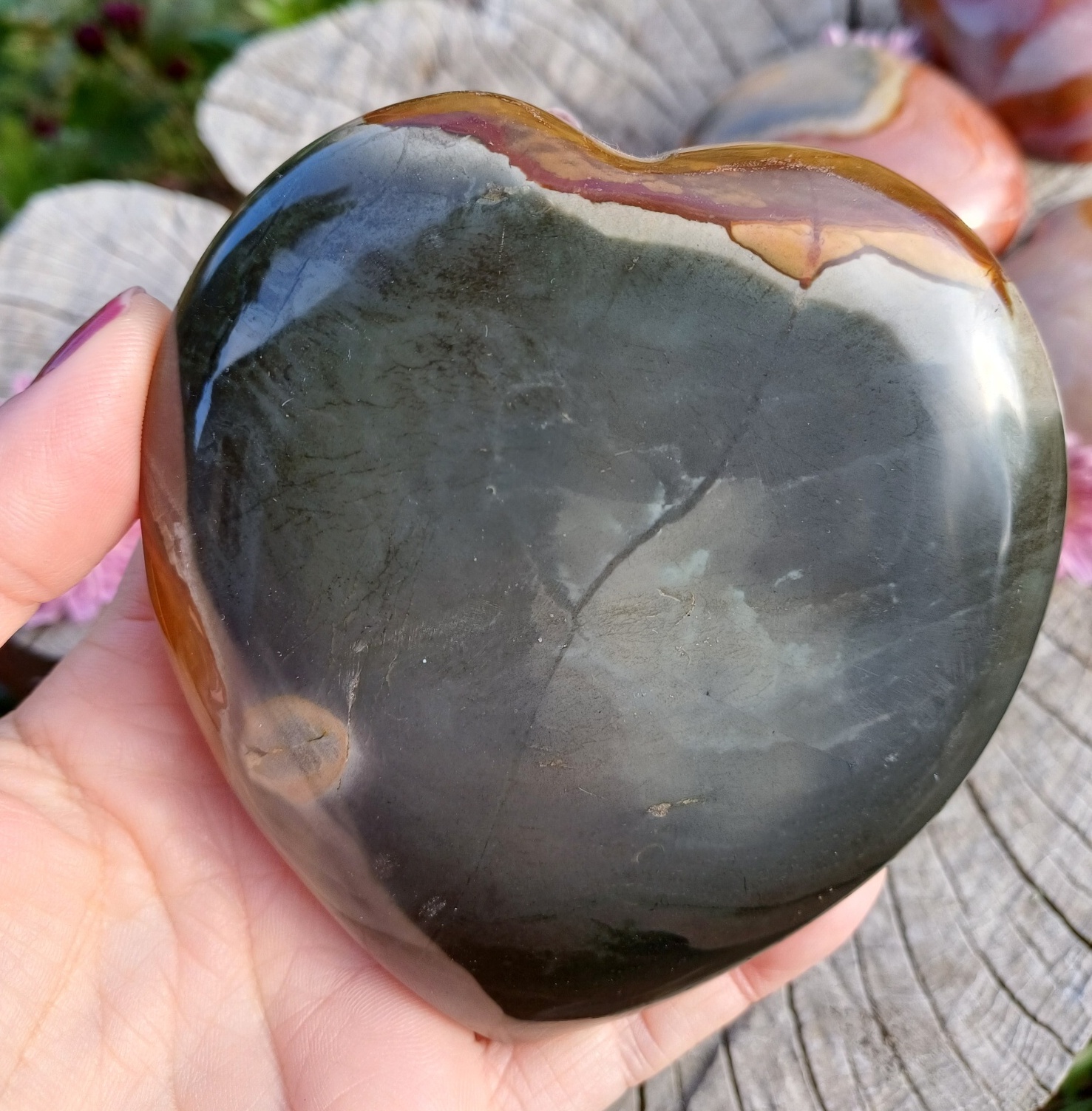 Jaspis imperial srdce 475g