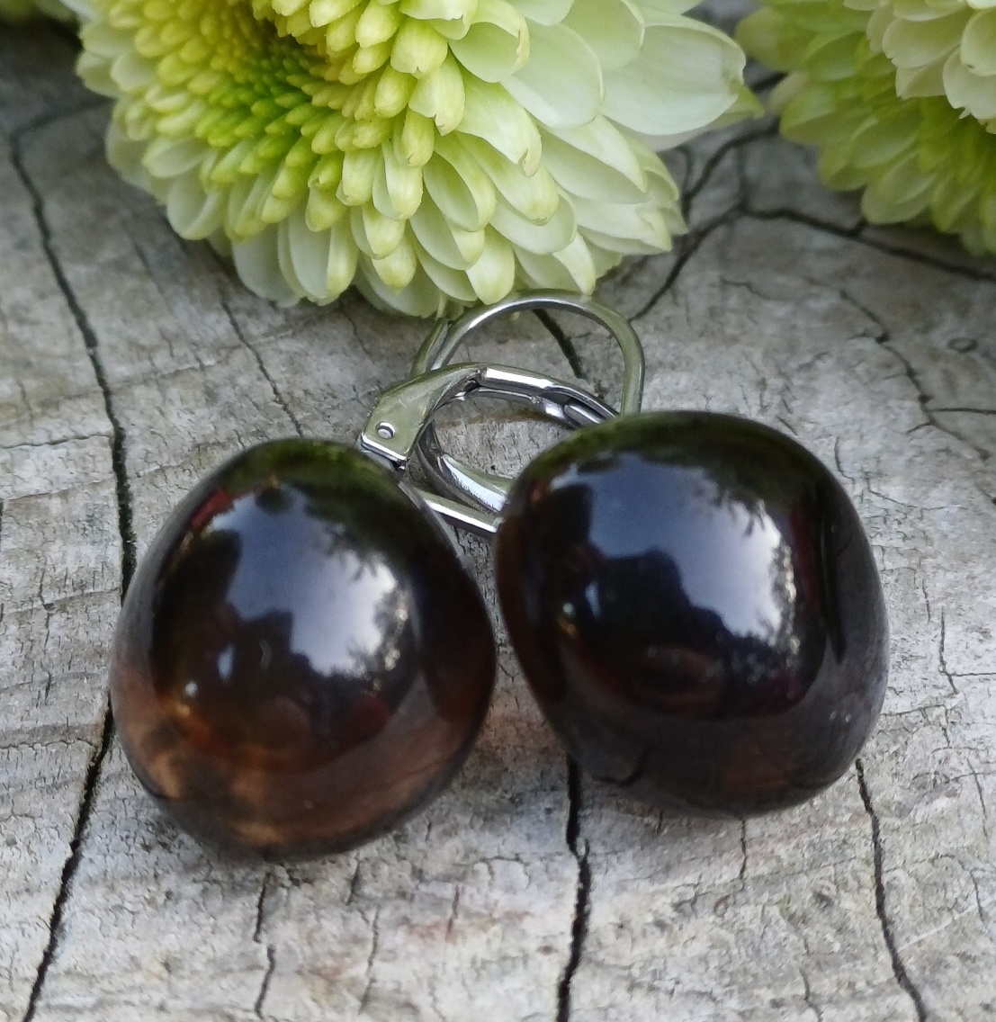 Záhněda AA náušnice valounky