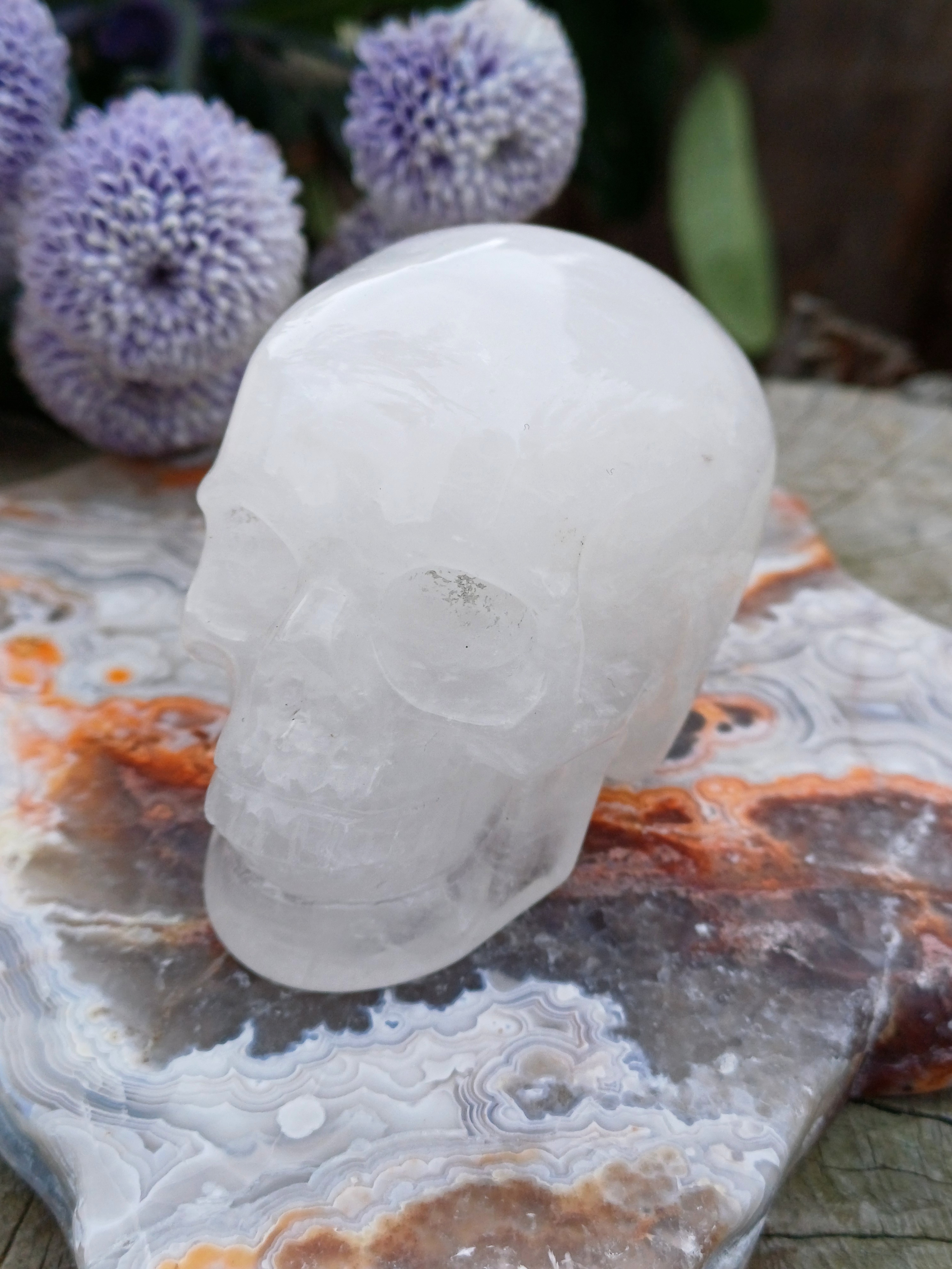 Lebka křišťál 132g