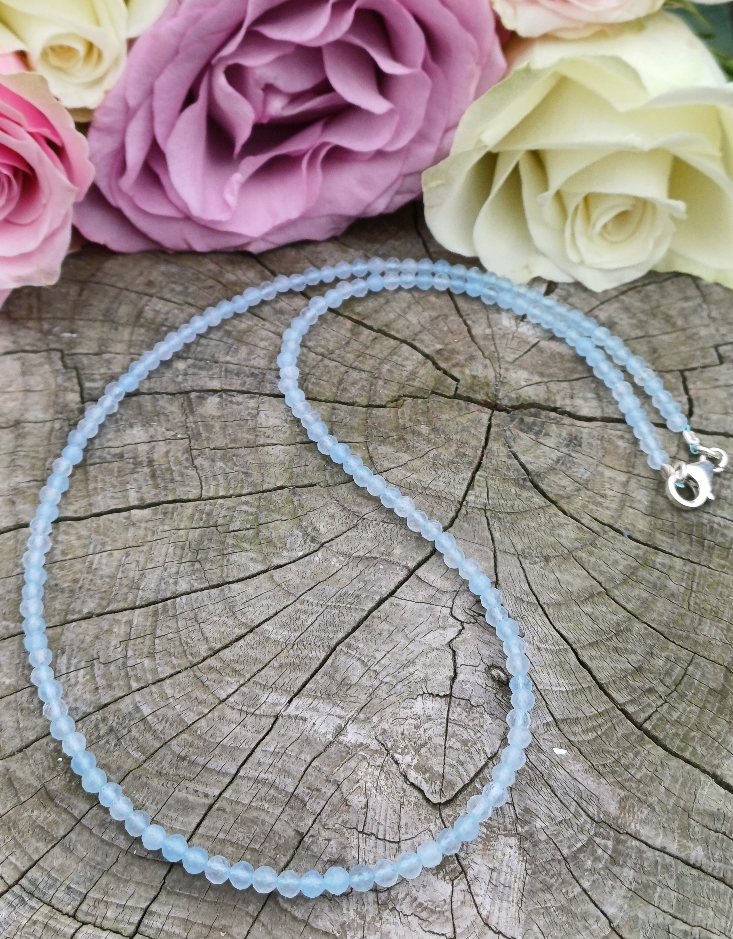 Akvamarín náhrdelník 