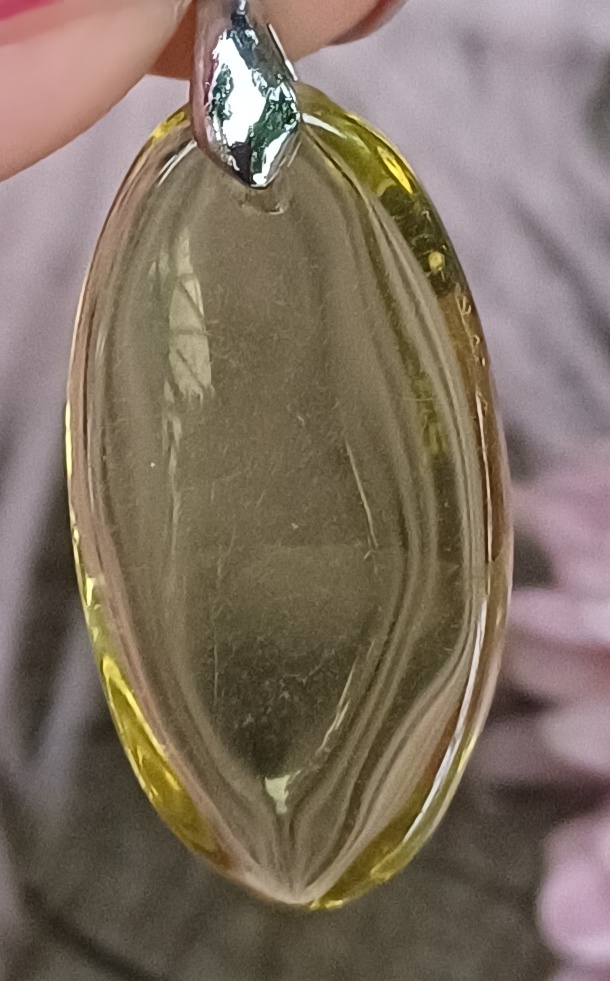 Citronový křemen přívěsek