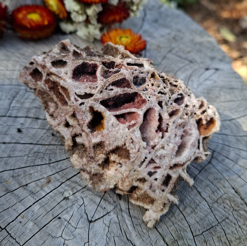 Mřížkový křemen Sklené Teplice 240g