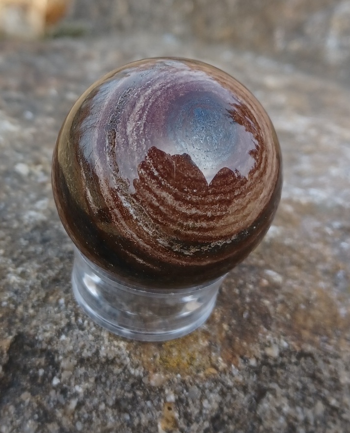 Jaspis páskovaný koule 4 cm