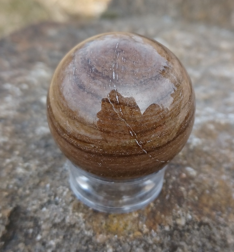 Jaspis páskovaný koule 4 cm