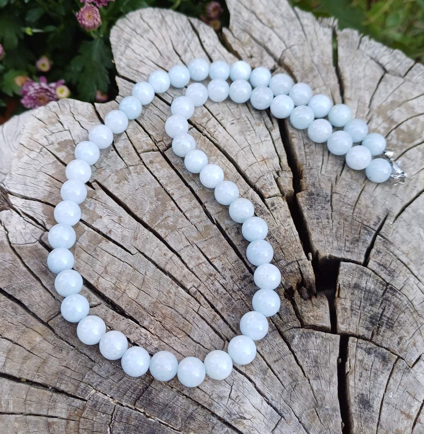 Akvamarín náhrdelník