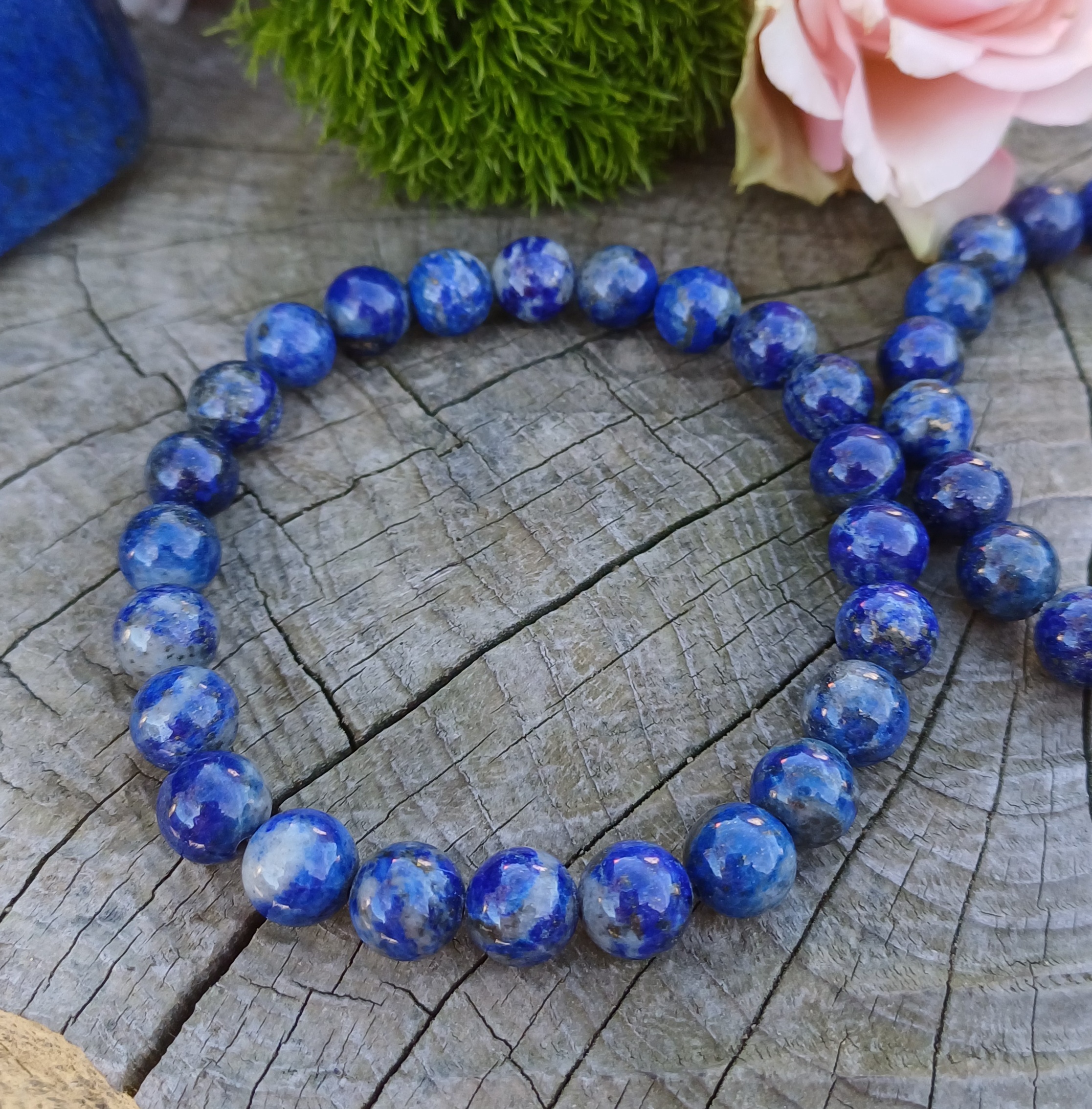 Lapis lazuli náramek