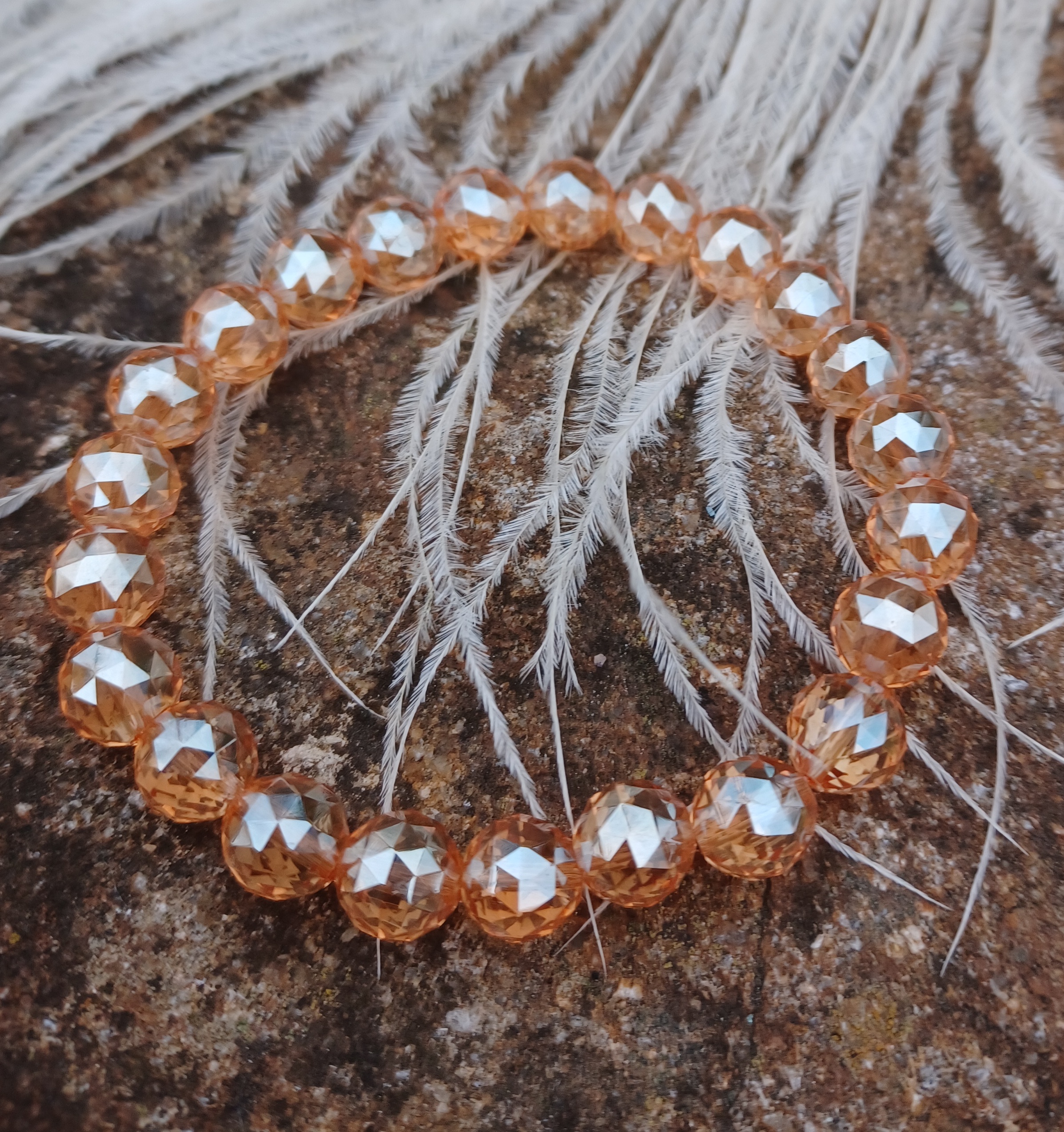 Aqua aura zlatá náramek